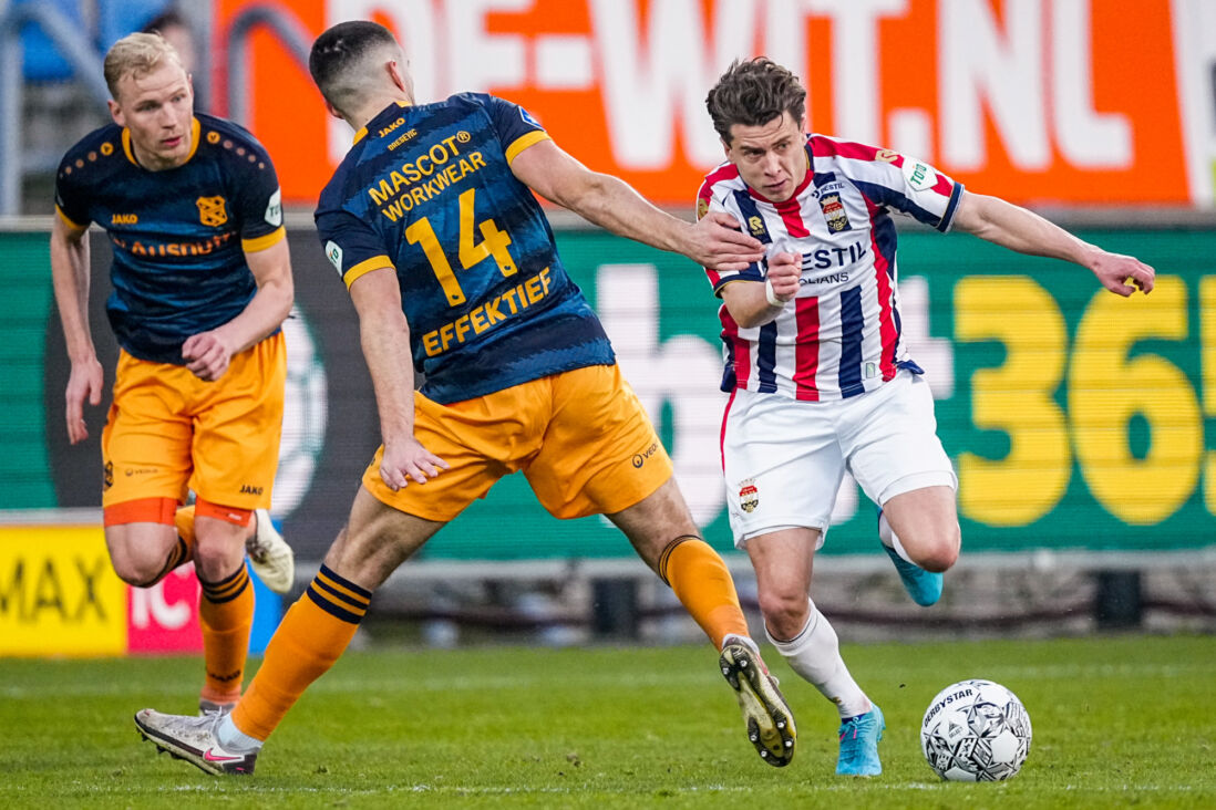 Mats Köhlert in actie tegen Heerenveen vorig seizoen