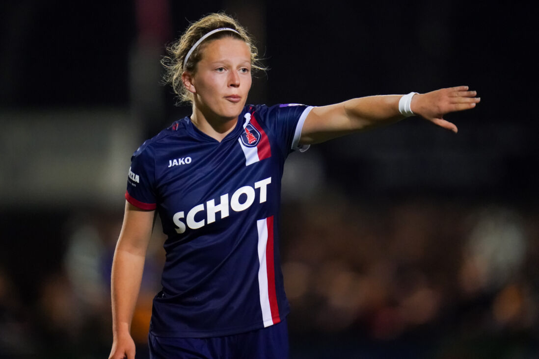 Sanne Koopman in actie namens VV Alkmaar