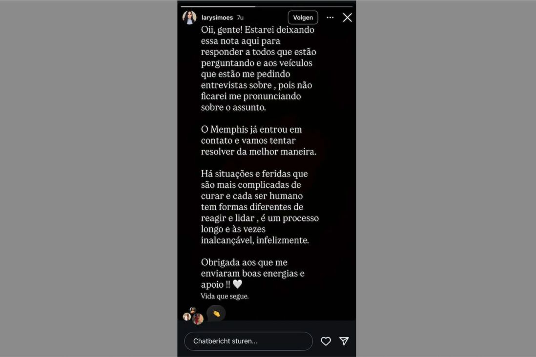 Memphis Depay onderwerp van gesprek op Instagram