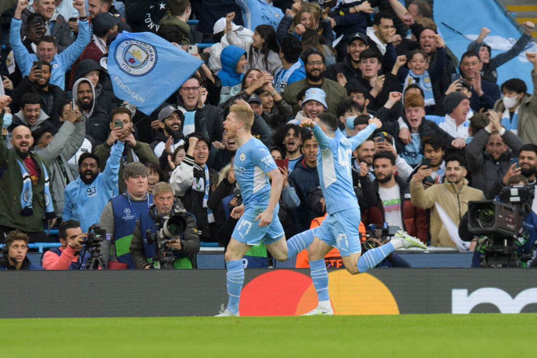 Kevin de Bruyne juicht