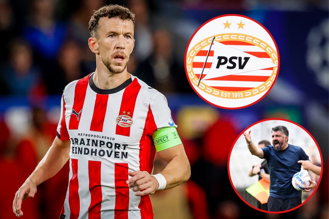 Ivan Perisic botste met Gennaro Gattuso en tekende bij PSV