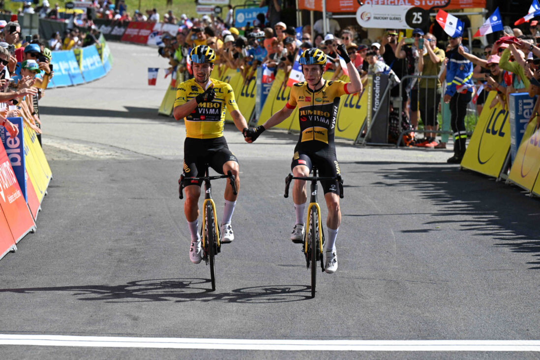 Primoz Roglic en Jonas Vingegaard