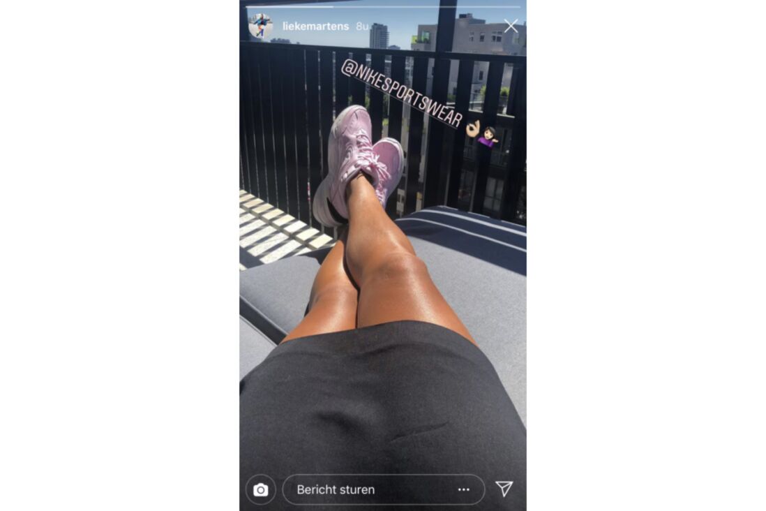 De Instagram Story van Lieke Martens