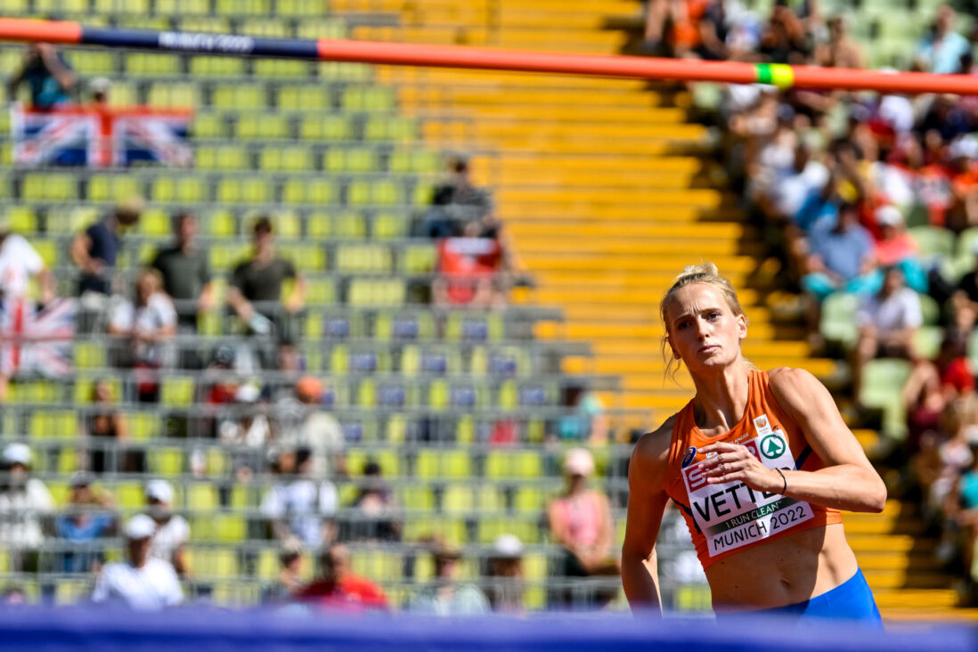 Anouk Vetter in actie op het EK in München