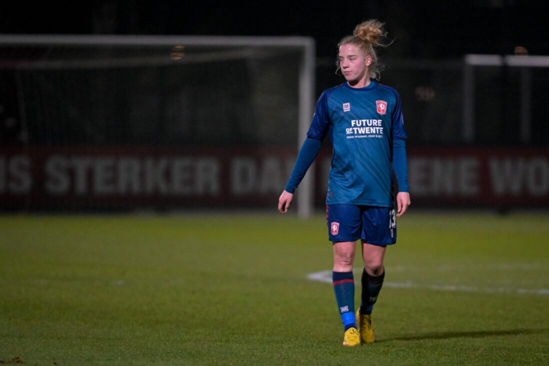 Elena Dhont in actie namens FC Twente