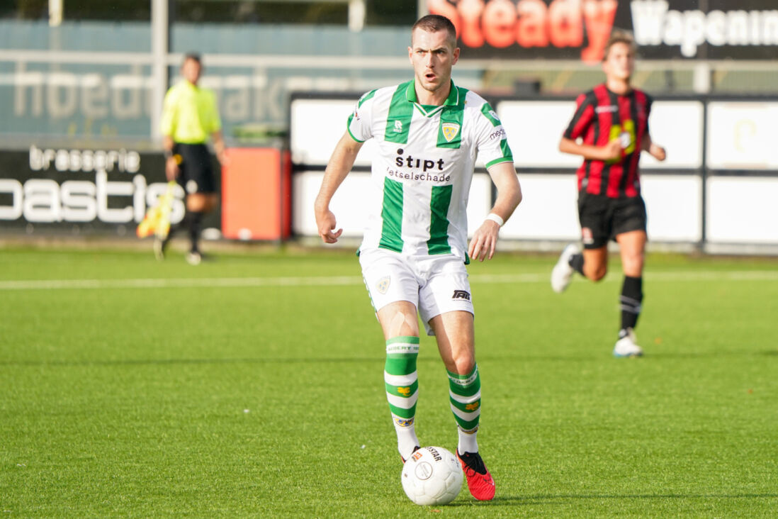 Ruben de Jager in actie voor Kloetinge