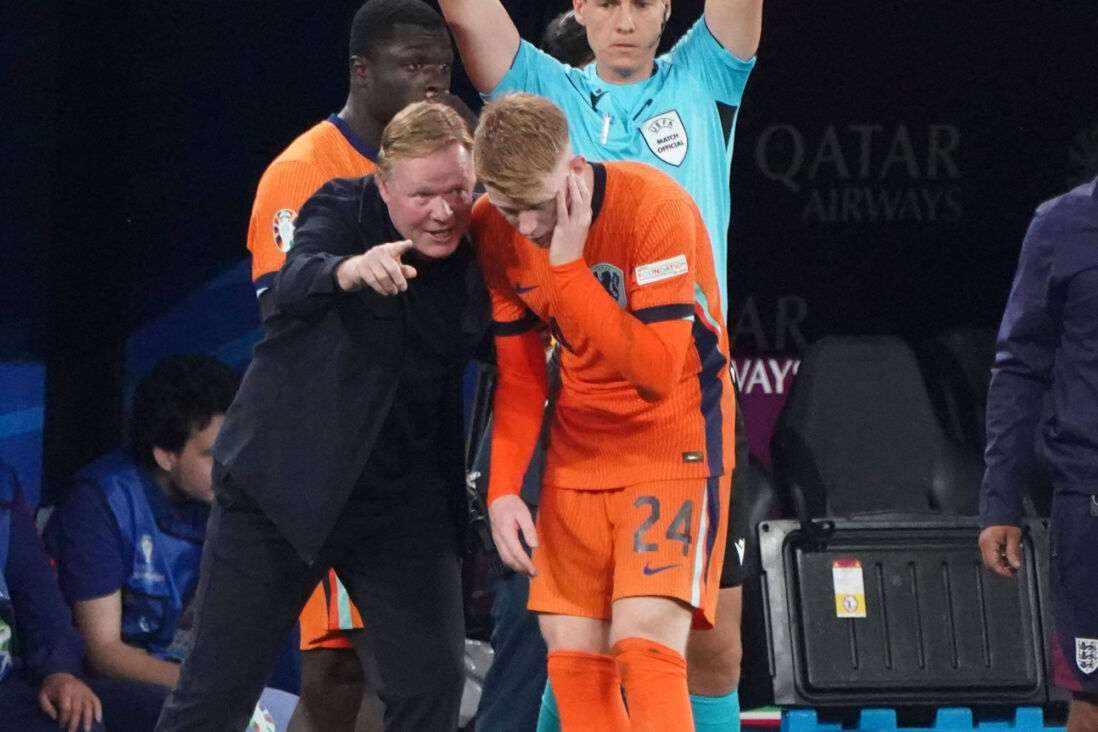 Ronald Koeman en Jerdy Schouten bij Oranje