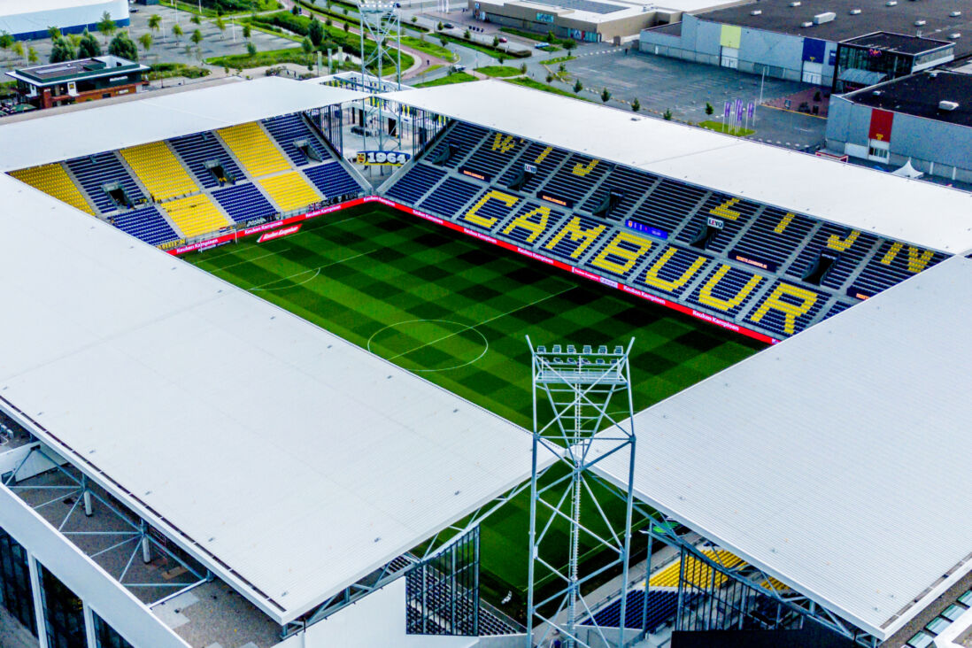 Het Kooi Stadion van SC Cambuur