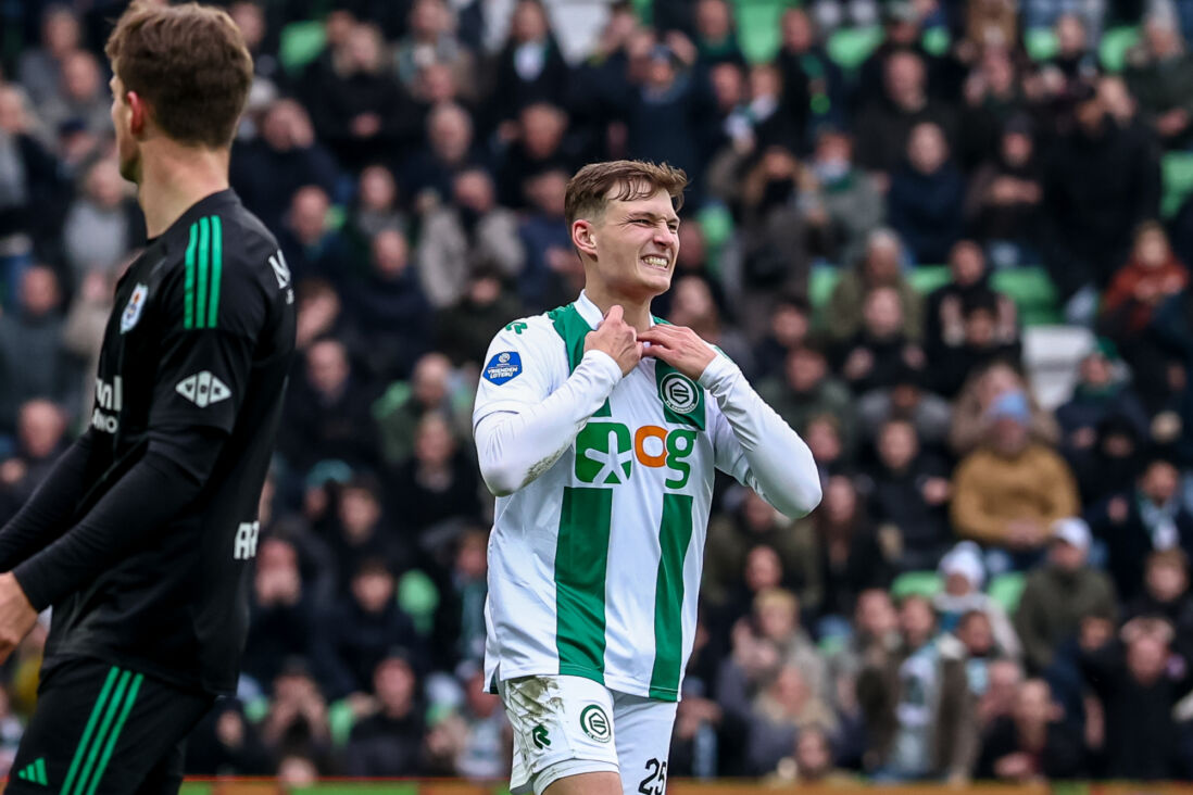 Thijs Oosting baalt