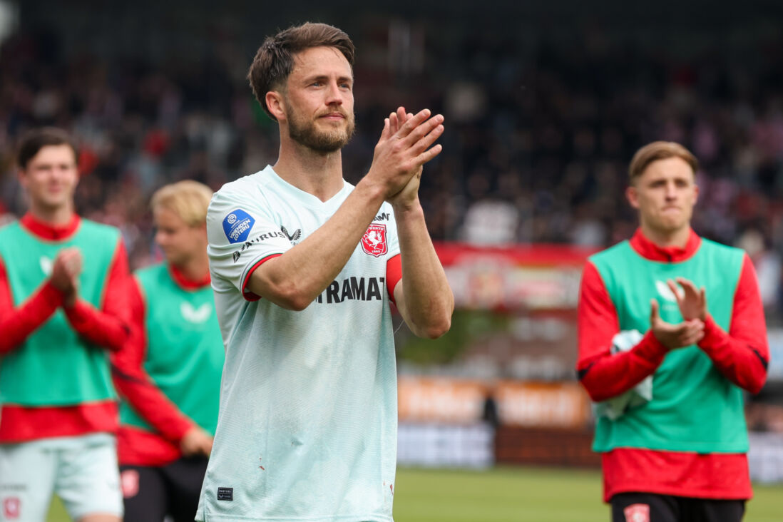 Ricky van Wolfswinkel na de overwinning op Sparta