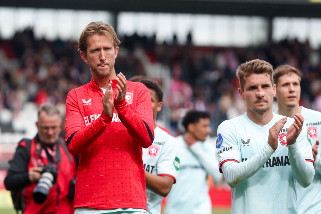 Michel Vlap na de wedstrijd tegen Sparta