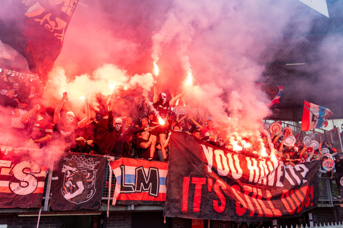 Het uitvak met PSV-supporters na het binnenhalen van de 26ste landstitel