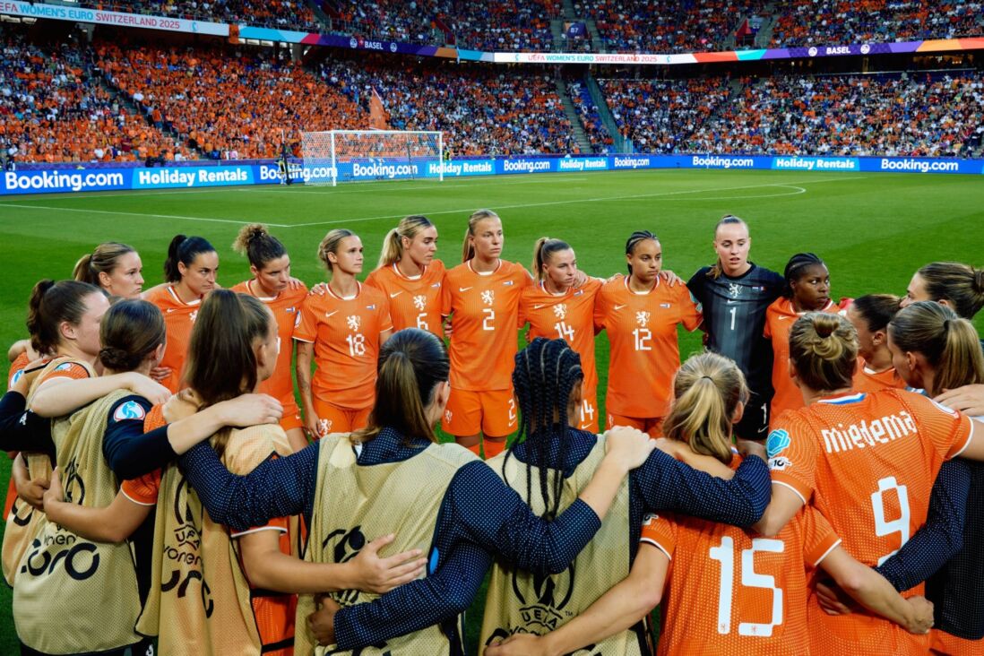 De OranjeLeeuwinnen op het EK in Zwitserland