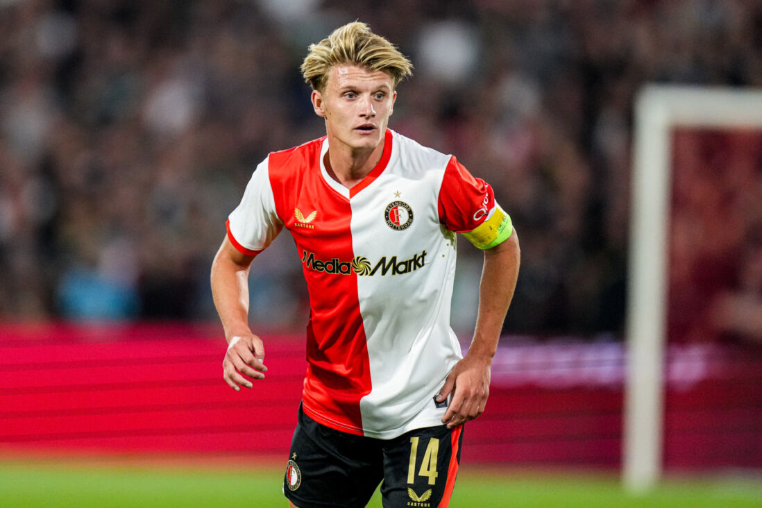 Sem Steijn als aanvoerder bij Feyenoord
