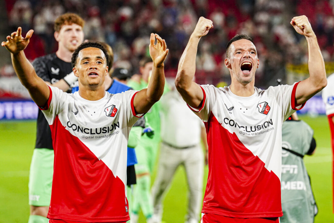 Adrian Blake en Nick Viergever