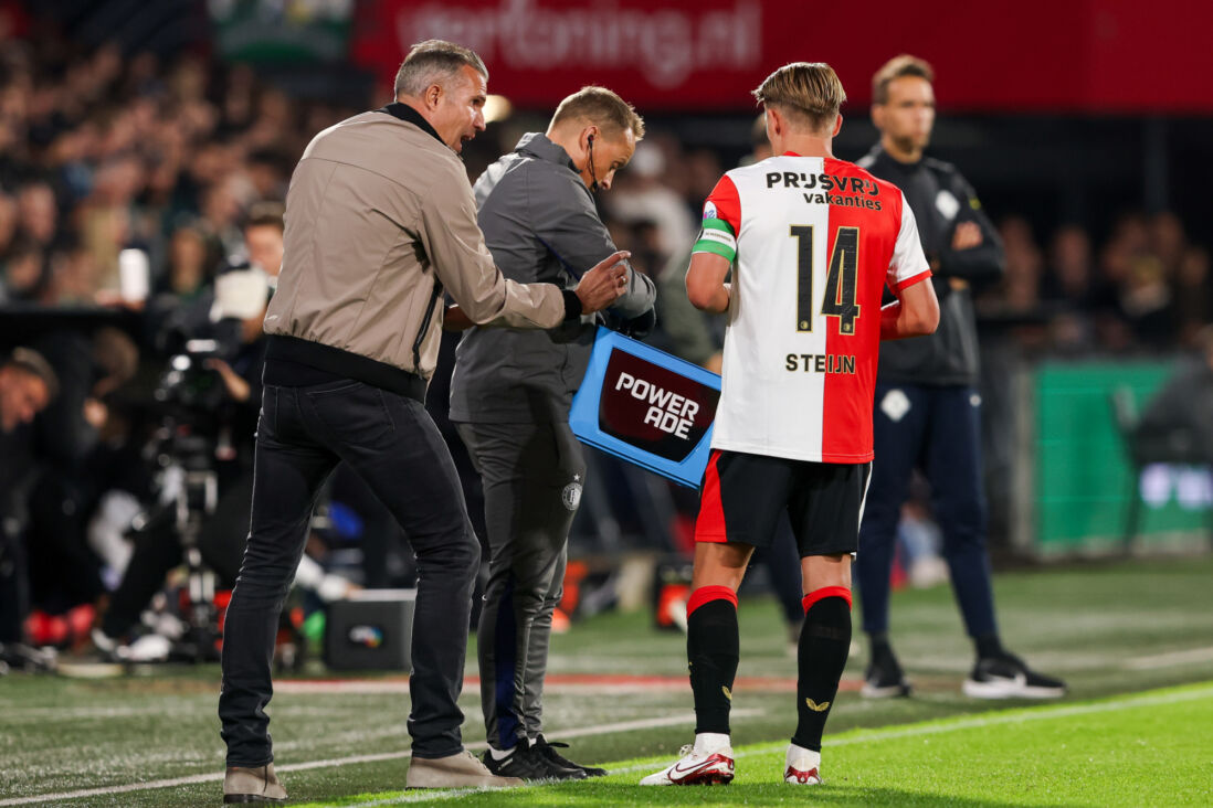 Robin van Persie en Sem Steijn