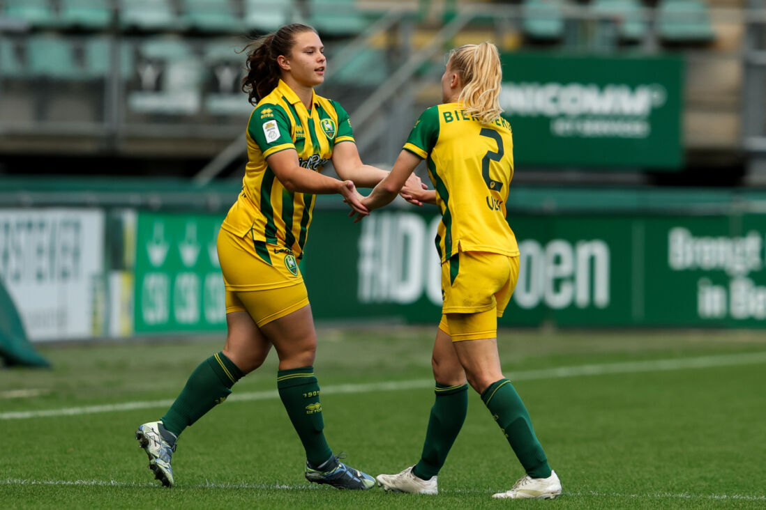 Lieve Vroegindeweij en Bo Vonk (ADO Den Haag)