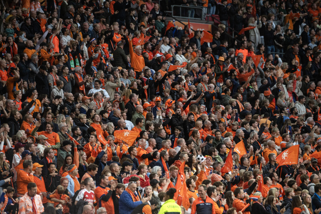 Supporters van het Nederlands elftal