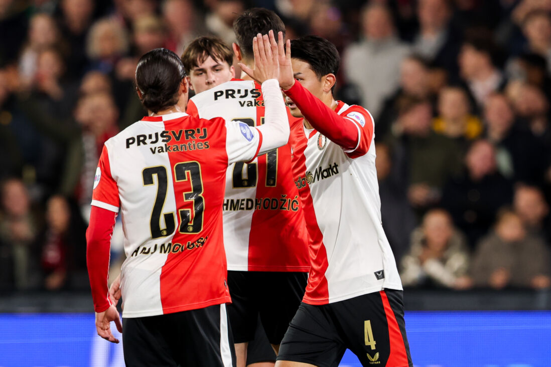 Feyenoord viert goal
