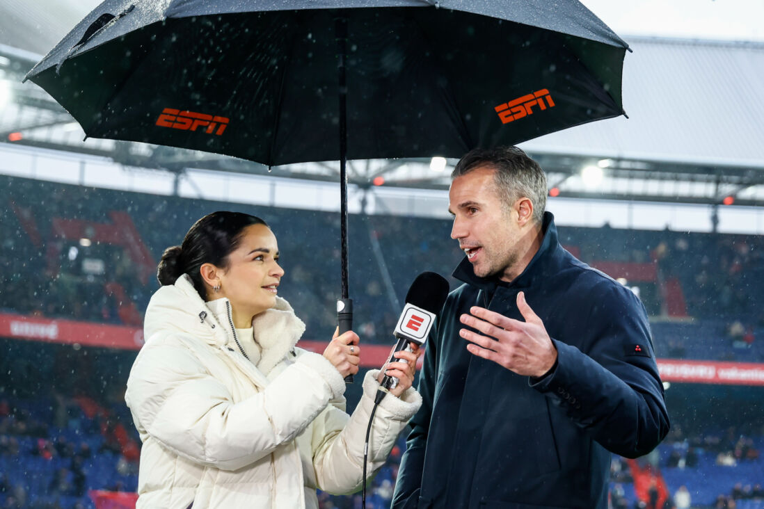 Robin van Persie in gesprek met ESPN