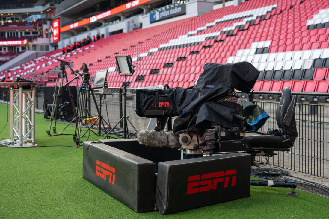 ESPN in het Philips Stadion van PSV