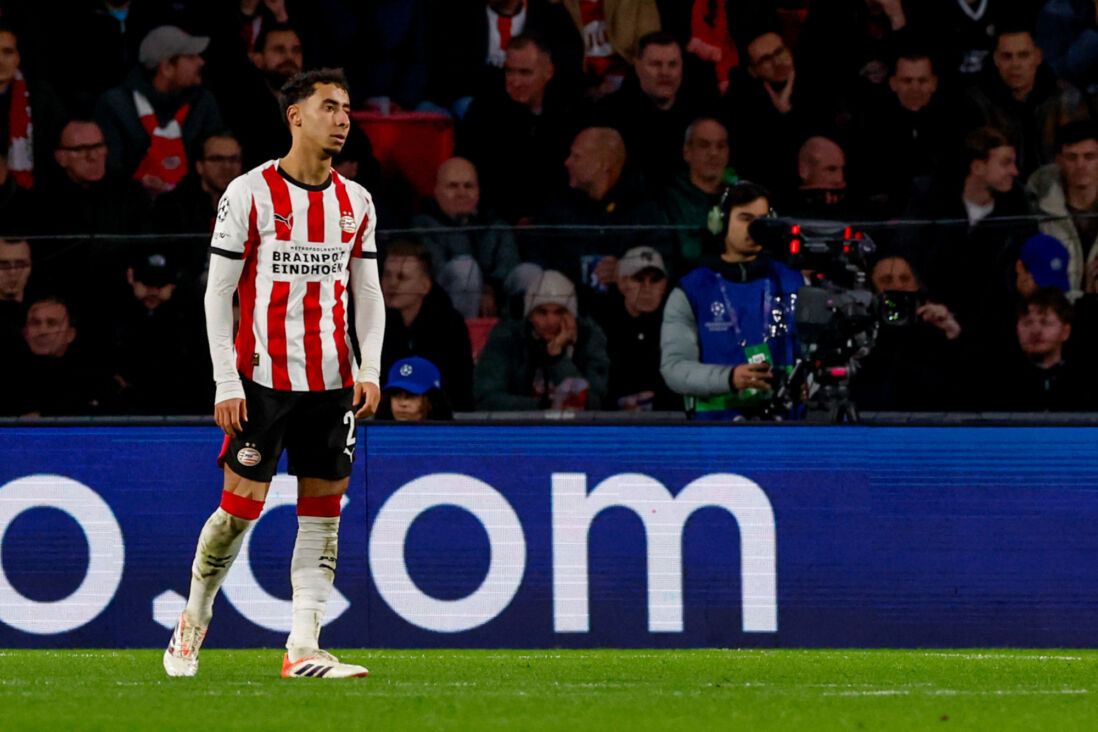 Anass Salah-Eddine tegen Atlético Madrid