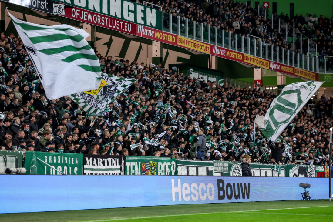 Supporters van FC Groningen