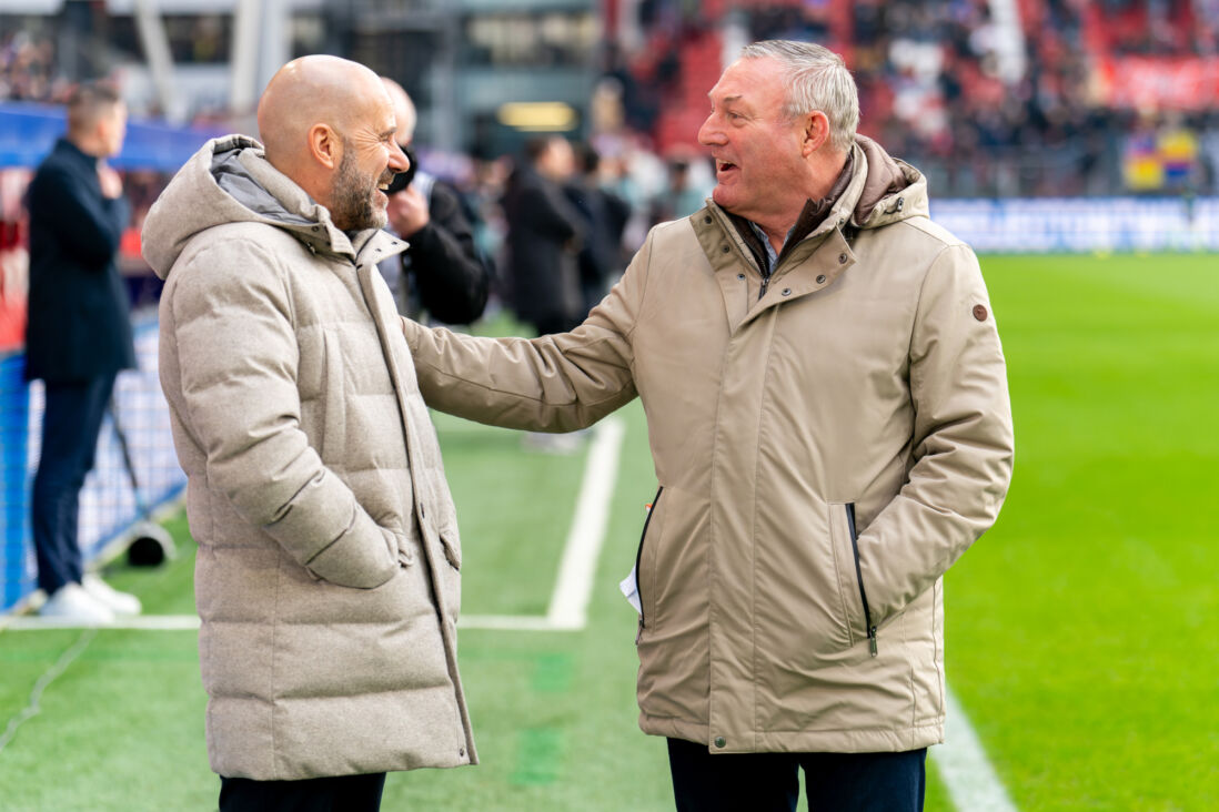 Peter Bosz en Ron Jans