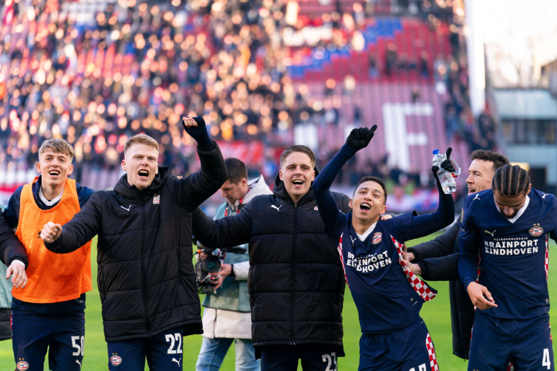 PSV viert de overwinning op FC Utrecht