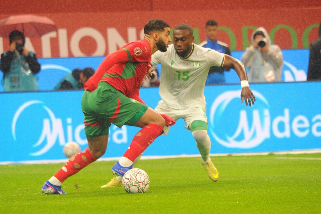 Ismael Saibari in actie voor Marokko
