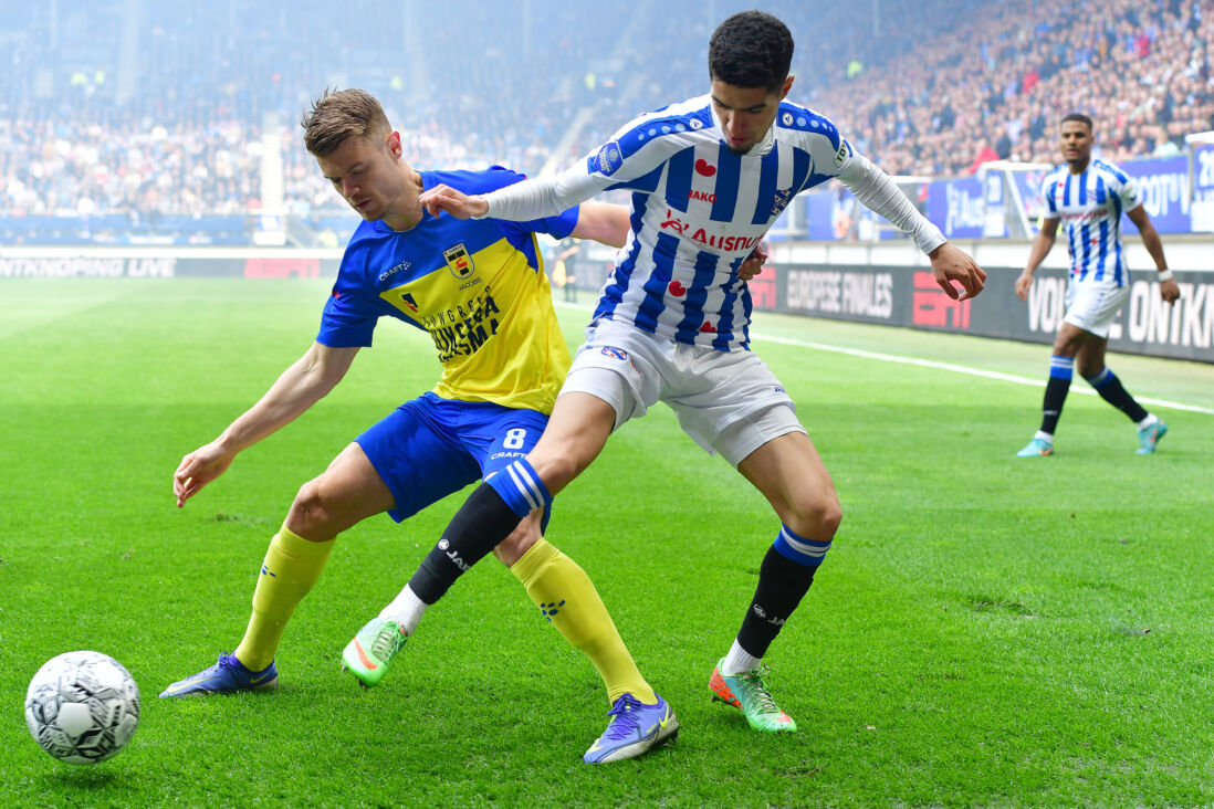 Anas Tahiri bij het duel tegen SC Cambuur