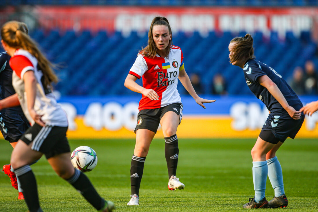 Annouk Boshuizen in De Kuip