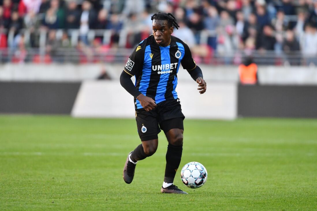 Faitout Maouassa in actie voor Club Brugge