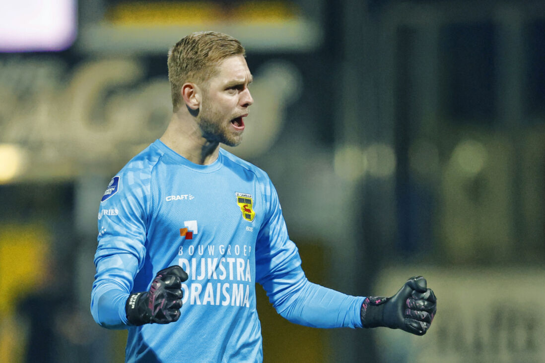 Pieter Bos in dienst van Cambuur