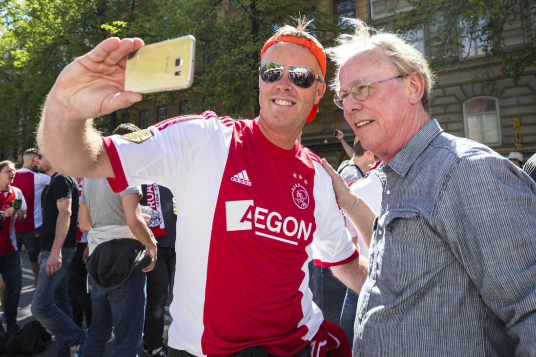 Ajax-fan met Jack Spijkerman