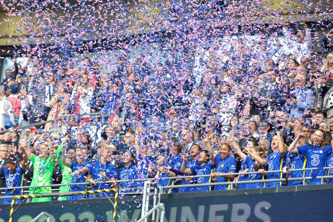 Chelsea viert de winst van de FA Cup
