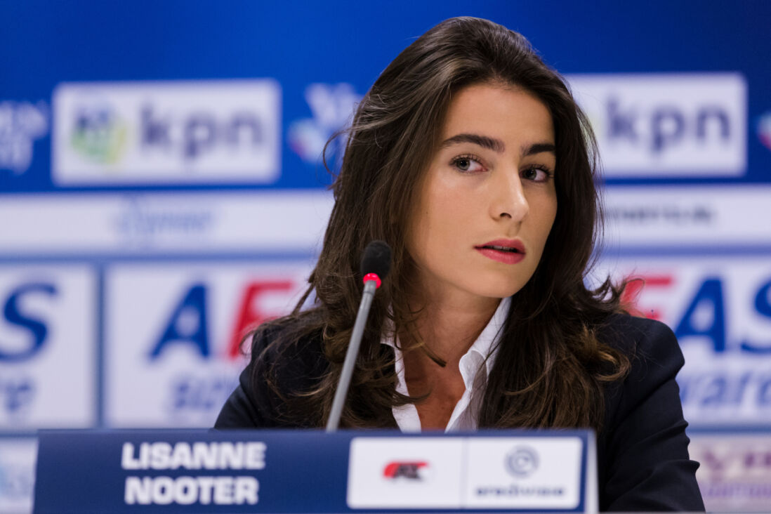 Lisanne Nooter in 2017 bij AZ