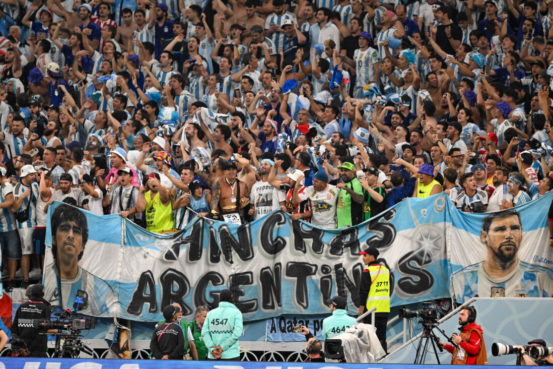 Argentijnse supporters in Qatar