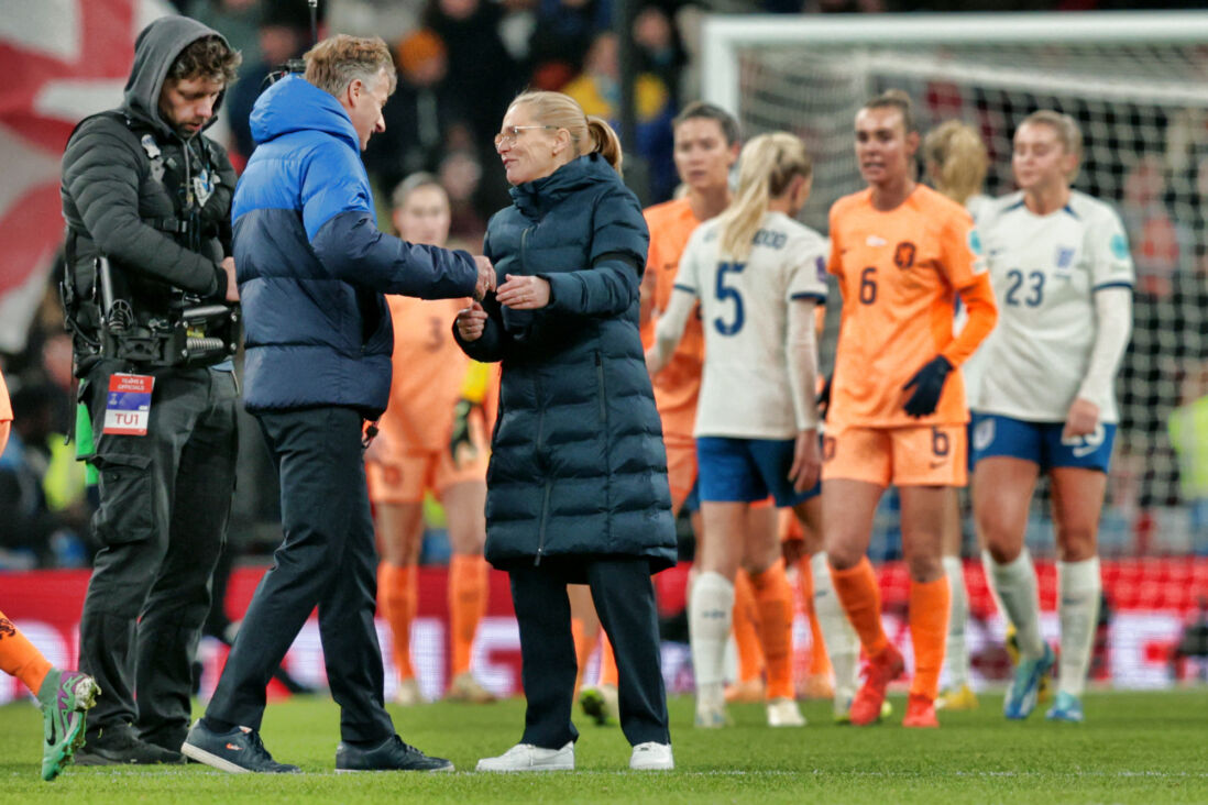 Andries Jonker en Sarina Wiegman