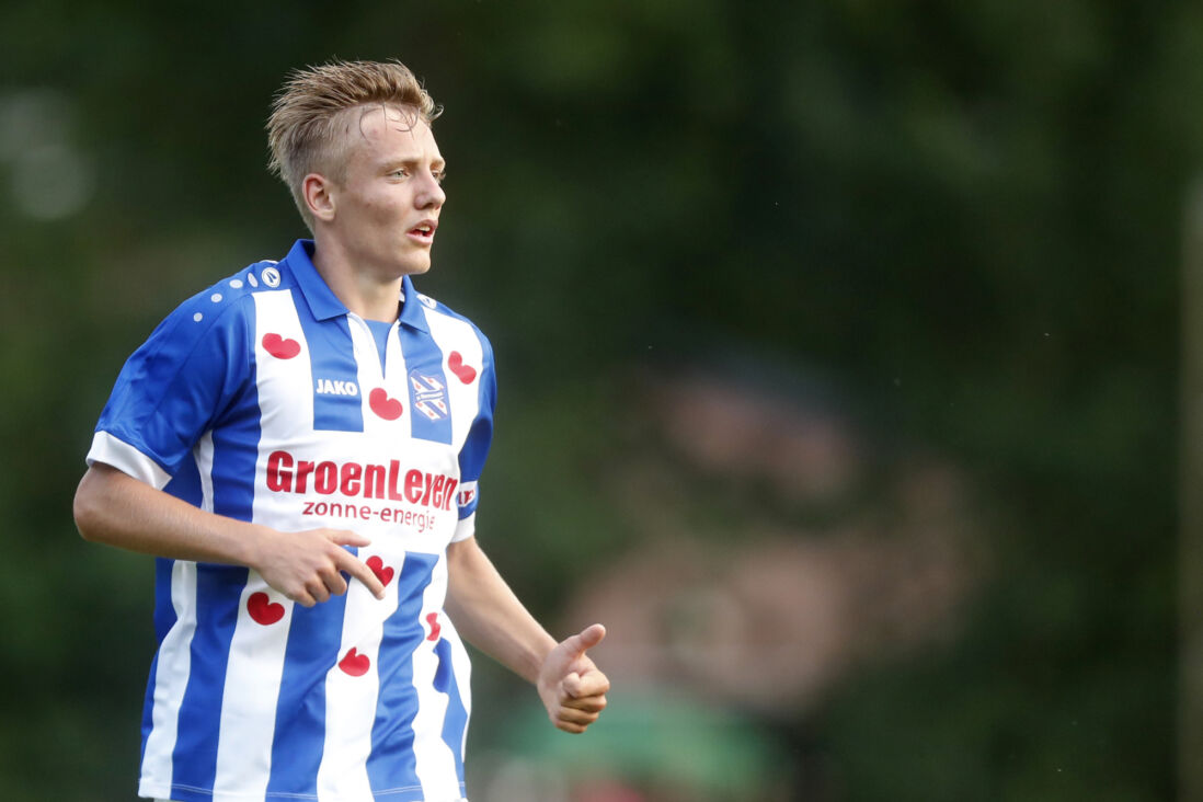 Emil Frederiksen in 2018 bij SC Heerenveen
