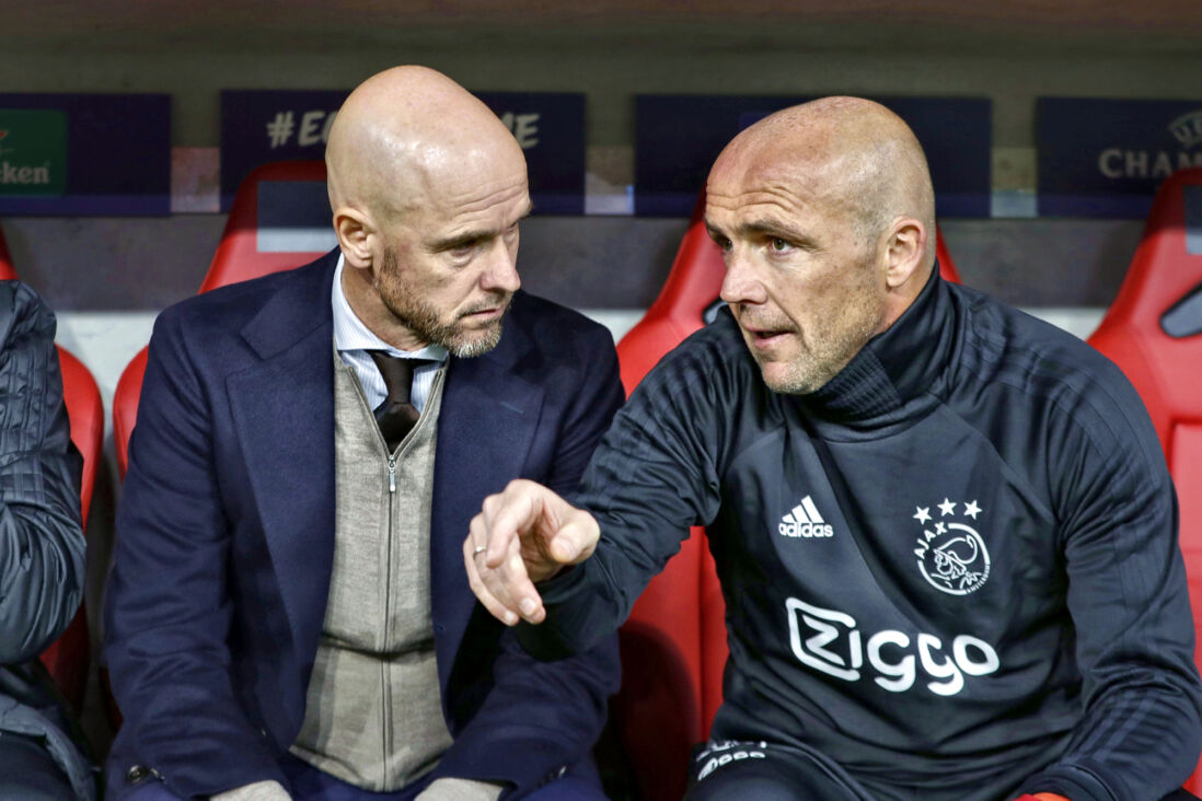 Alfred Schreuder met Erik ten Hag