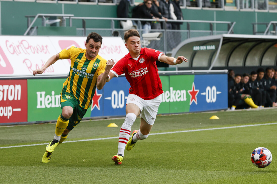 Matteo Dams in actie tegen ADO