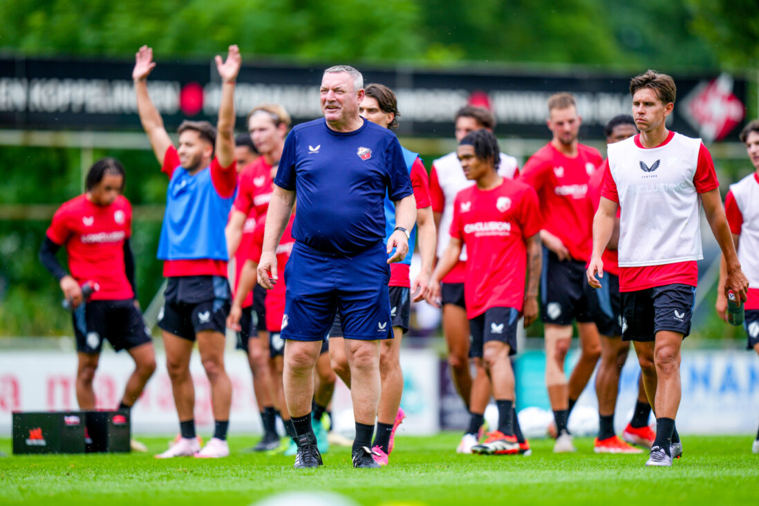 FC Utrecht aan het trainen