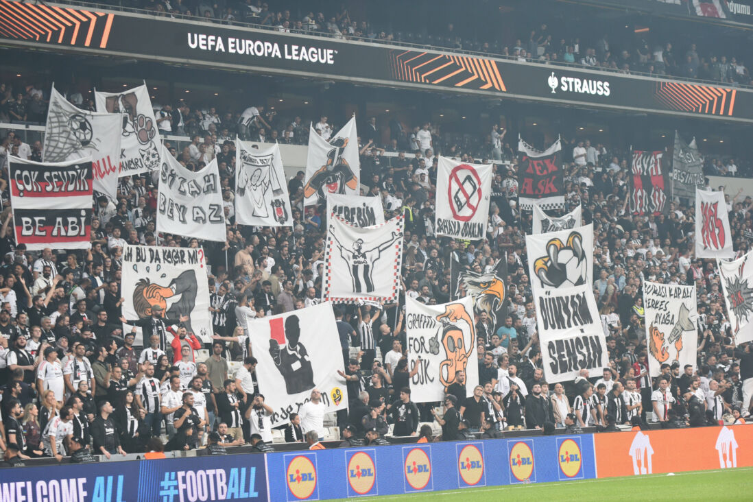 Supporters van Besiktas