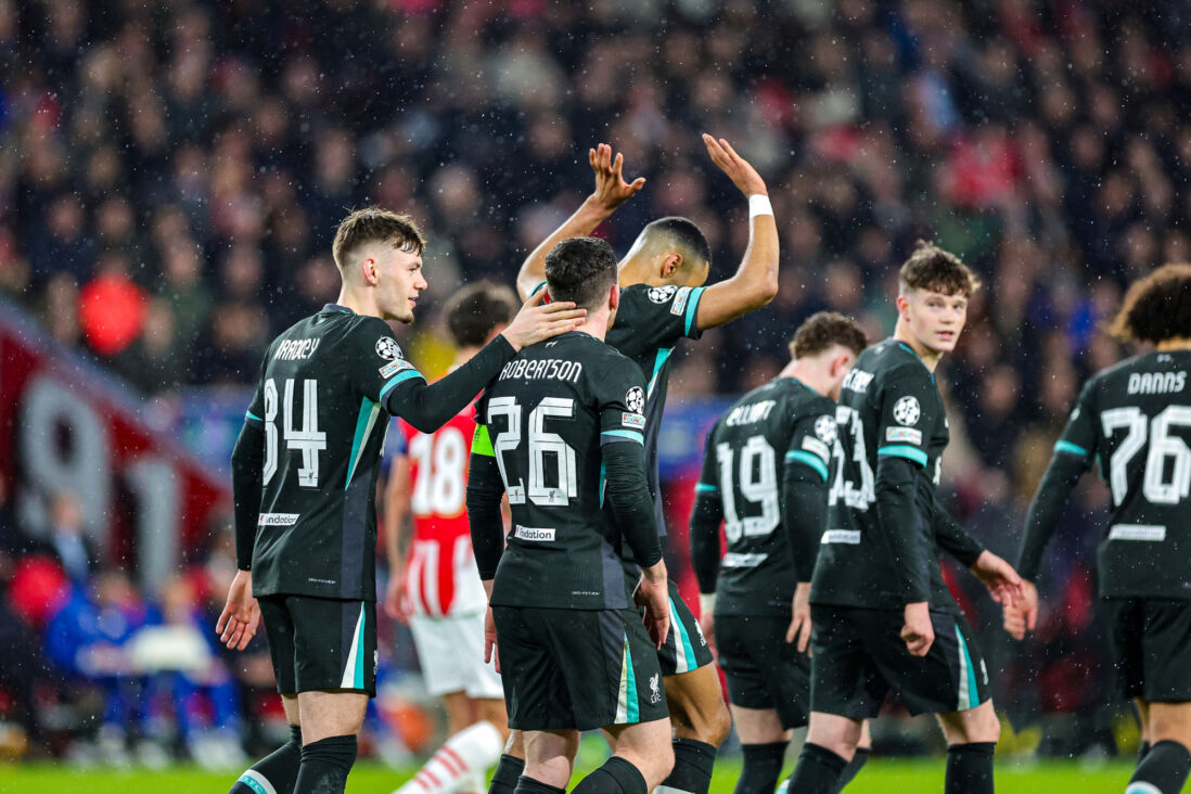 Cody Gakpo juicht niet na zijn goal tegen PSV
