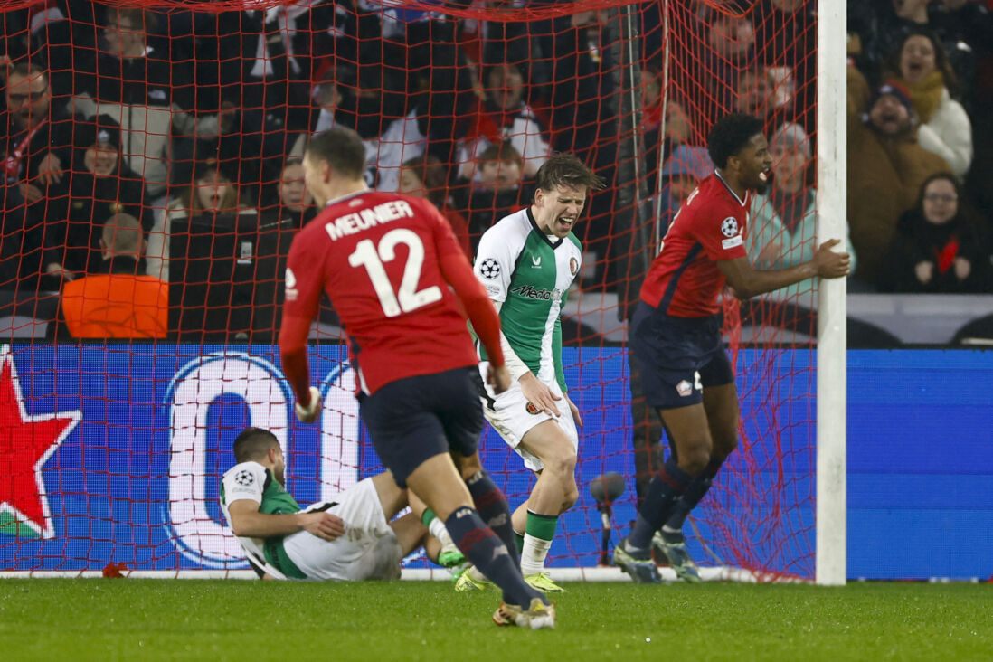 Gijs Smal in actie tegen OSC Lille