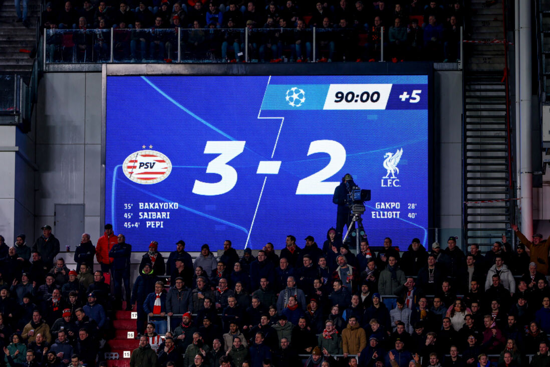 PSV - Liverpool in januari 2025