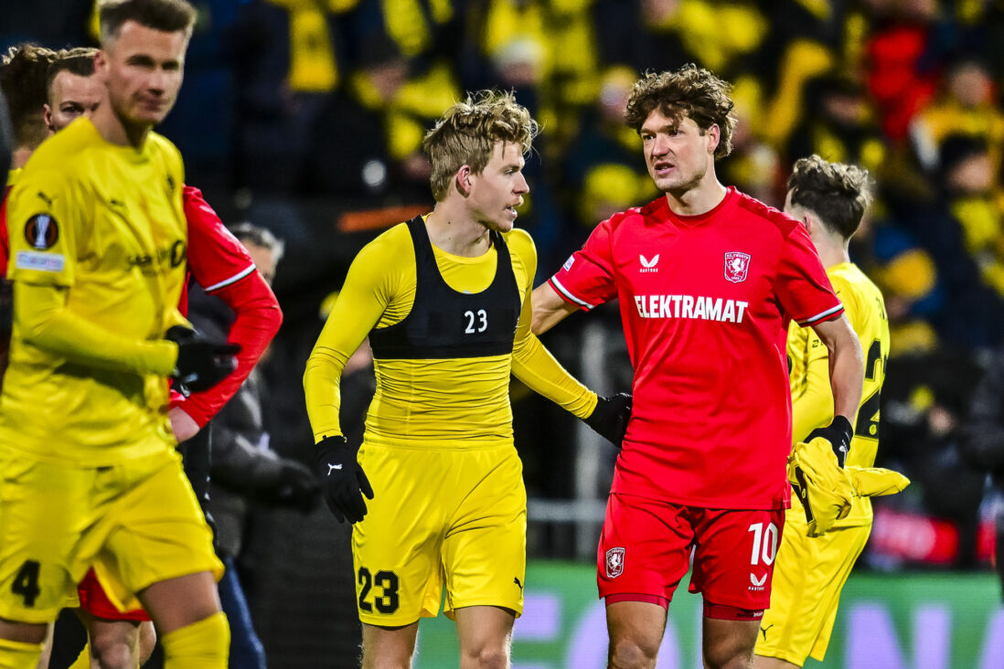 Sam Lammers baalt na het duel met Bodø/Glimt