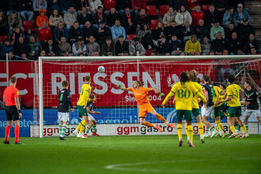 Fortuna Sittard maakt de 1-1 tegen FC Twente