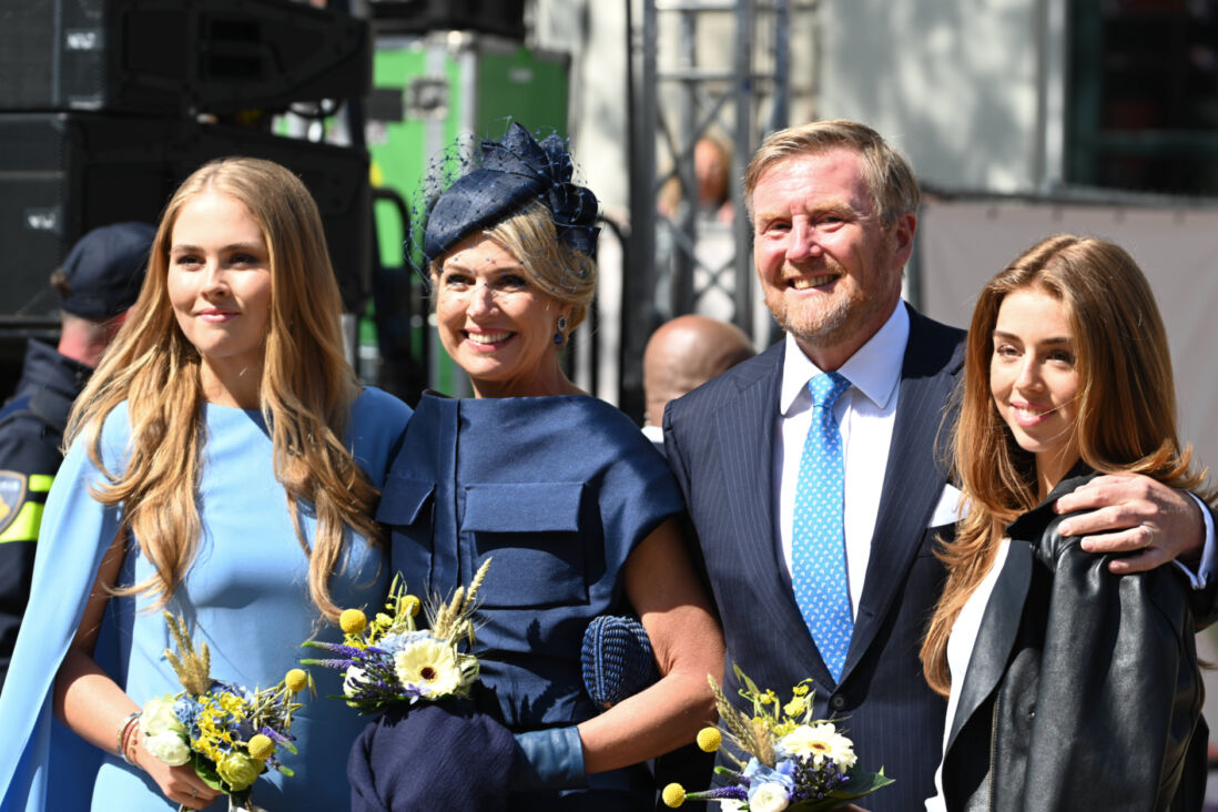 Prinses Amalia, koningin Máxima, koning Willem-Alexander en prinses Alexia